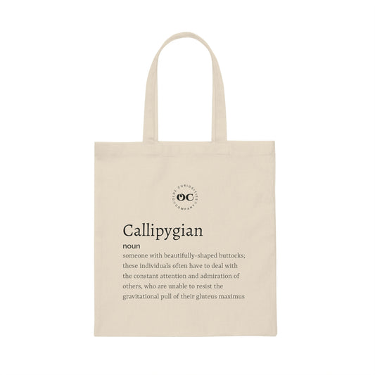 Canvas Tote Bag - Callipygian