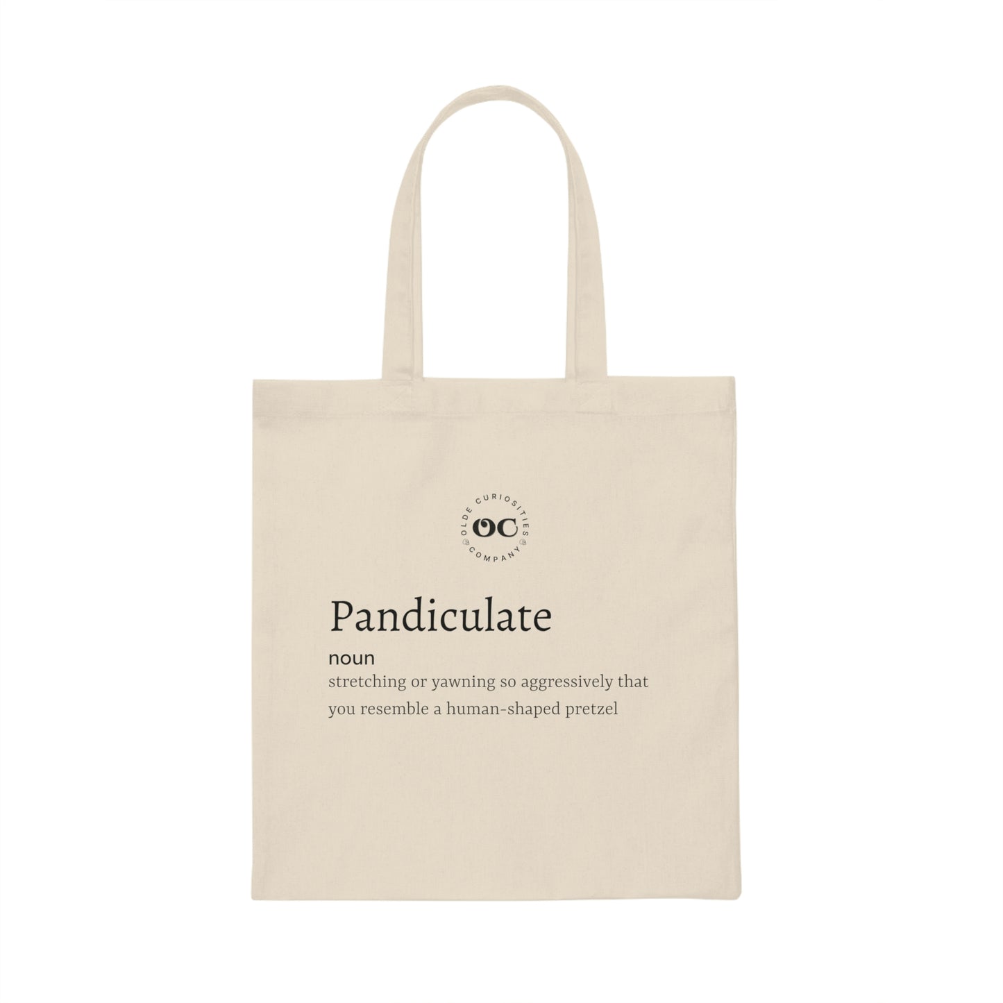 Canvas Tote Bag - Pandiculate