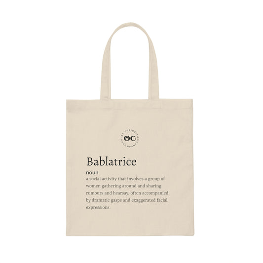 Canvas Tote Bag - Bablatrice